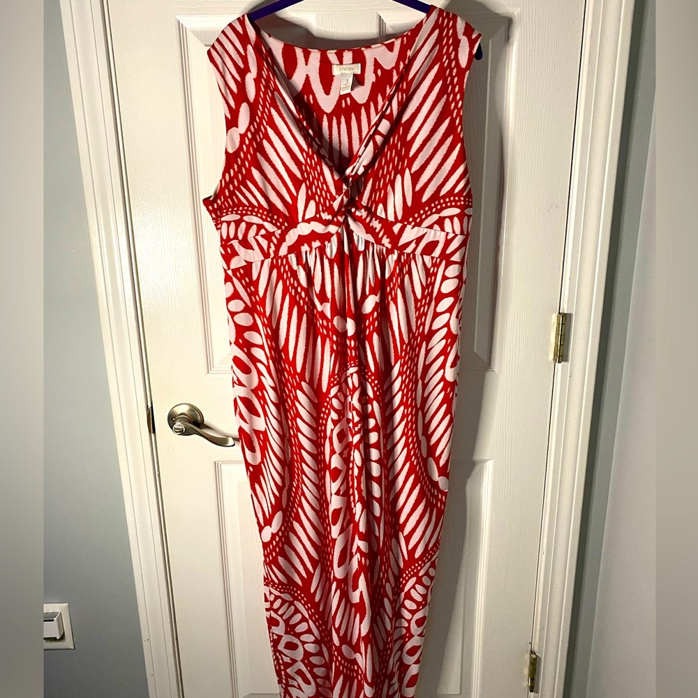 🩷🩷🩷 Chico’s Sleeveless Maxi Dress